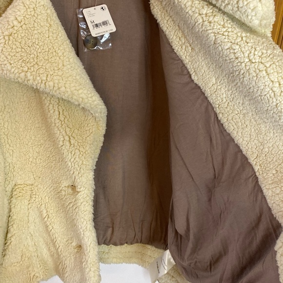 NWT Free People Joplin Boxy Fleece Furry Retro Jacket - Picture 9 of 10
